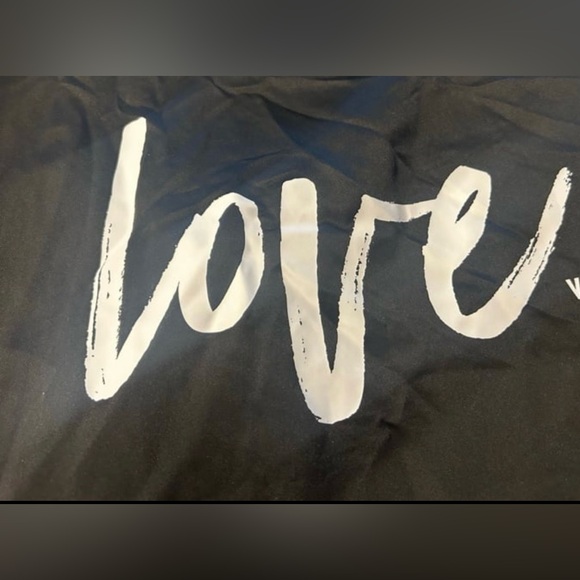 Victoria’s Secret kimono tie front Robe Love & VS white lettering - Picture 5 of 8